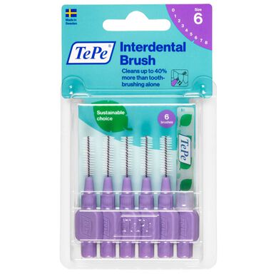 Tepe Original 1,1 mm Borste 6 enheter 6 enheter