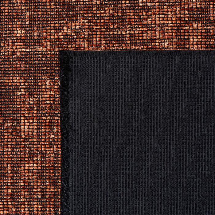 Carpetsale24, Tapis en Coton Chenille Terre cuite 120x170 cm Lavable, Antidérapant et Doux, Salon, Chambre, Bureau & Cuisine