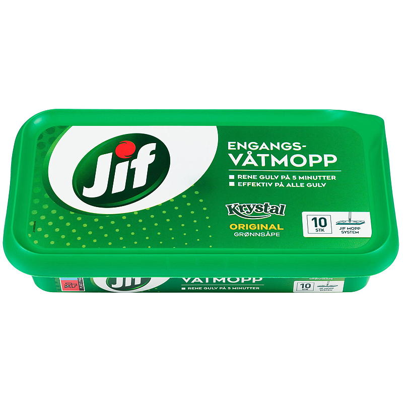 Confezione da 10 moci usa e getta Jif Jif Crystal