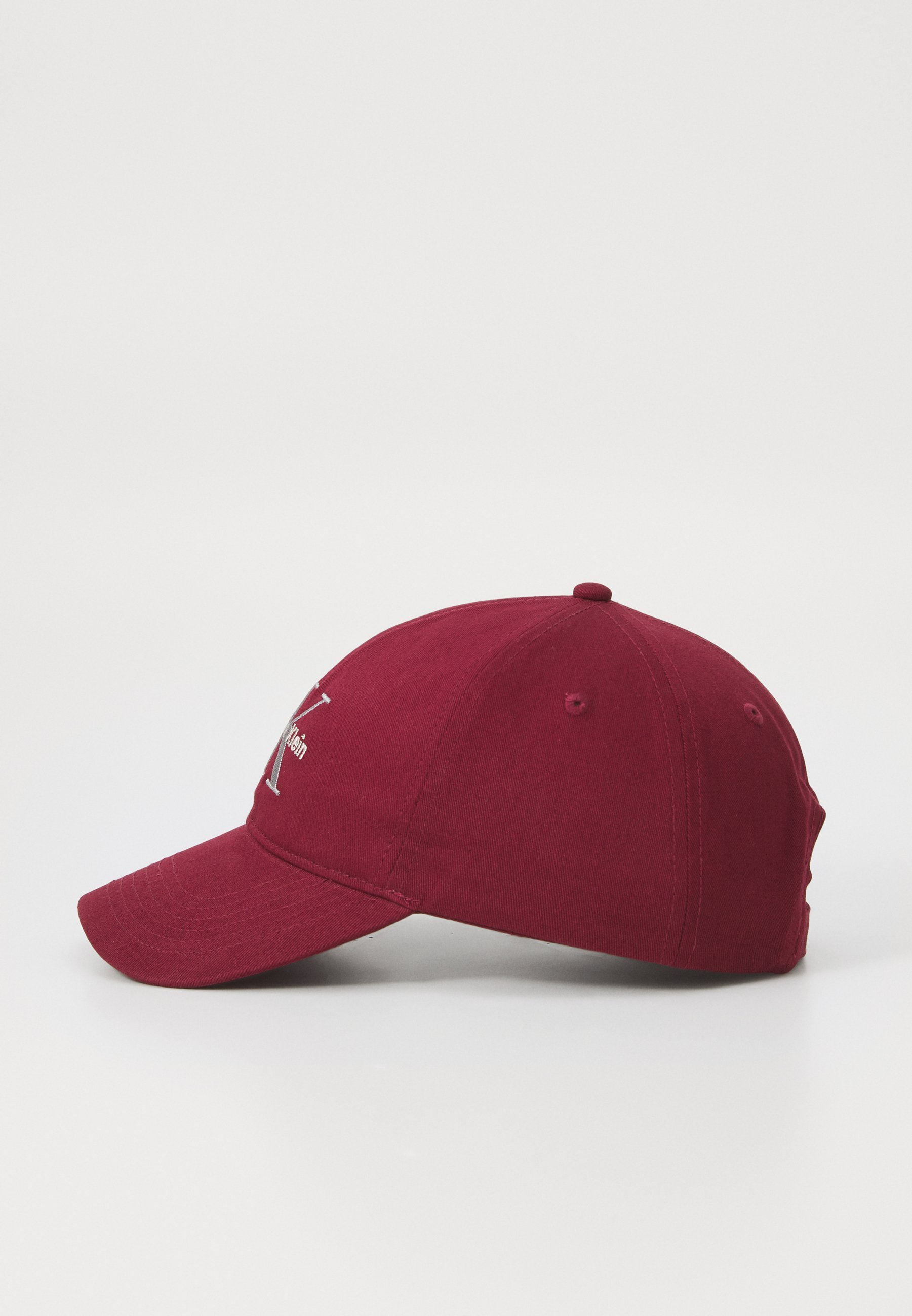 Calvin Klein MONOLOGO GEBORDUURDE BASEBALL - Cap - dieprood