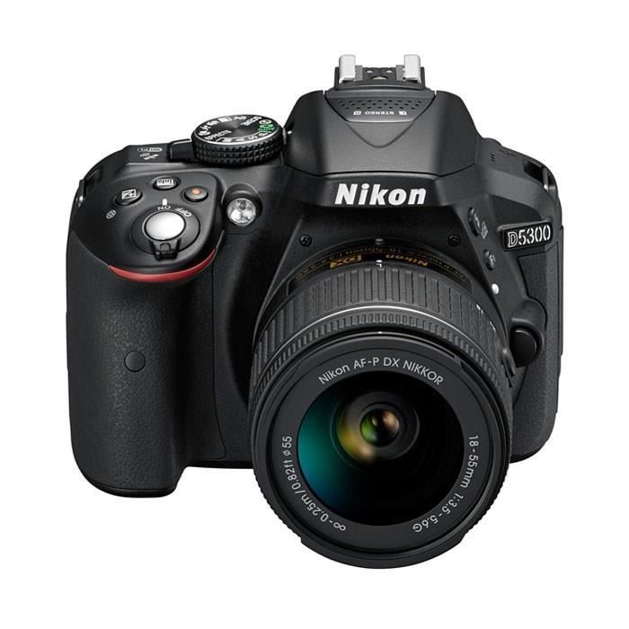 NIKON D5300 spejlreflekskamera med objektiv - sort + AF-P 18-55VR