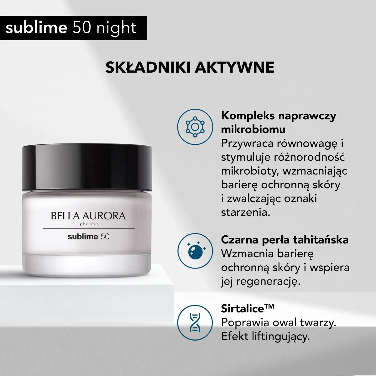 Bella Aurora Sublime Intensive Anti-Aging Krem do twarzy, na noc