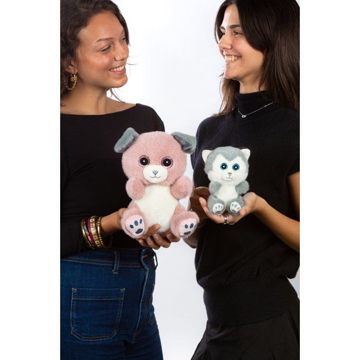 Plüschtier - SPOT Cutydoos Hundeplüschtier in Puderrosa und Grau – 23 cm