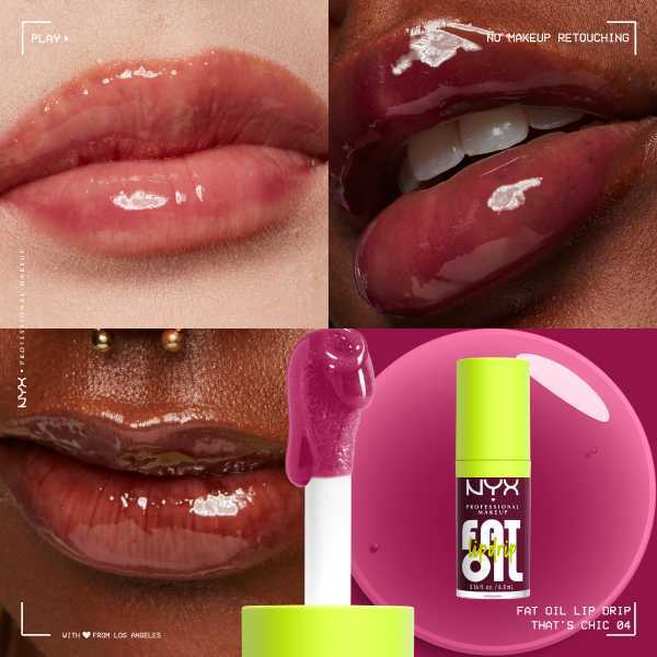 Nyx Professional Makeup Fat Oil Lip Drip Gloss - That's Chic