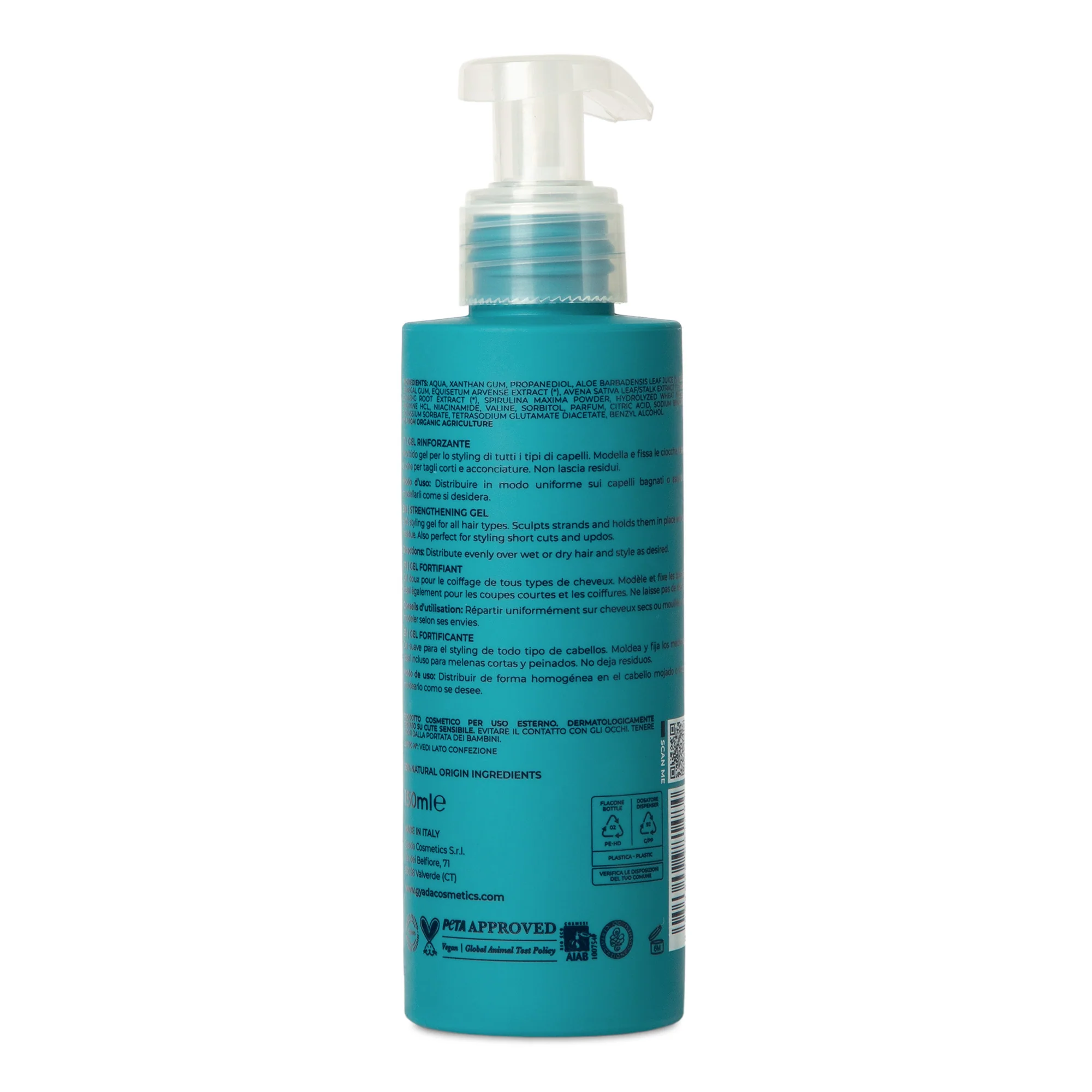 Spirulina Gel Capelli Rinforzante - Gel Capelli