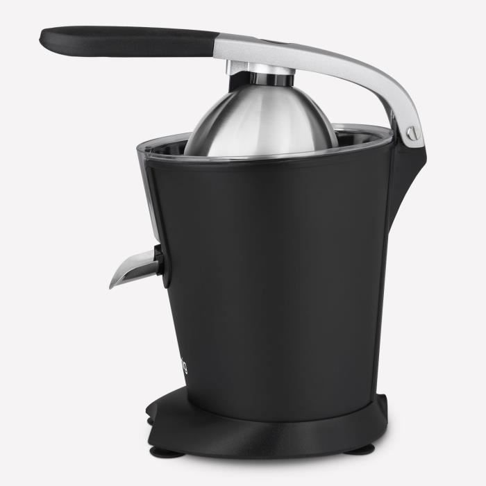 Presse agrumes - HKOENIG - AGR82 - Electrique - 160 W - Appareil silencieux - Noir mat et acier inoxydable