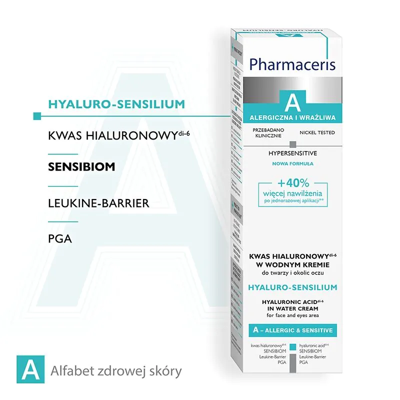 Pharmaceris A Hyaluro-Sensilium Kwas hialuronowy w wodnym kremie do twarzy
