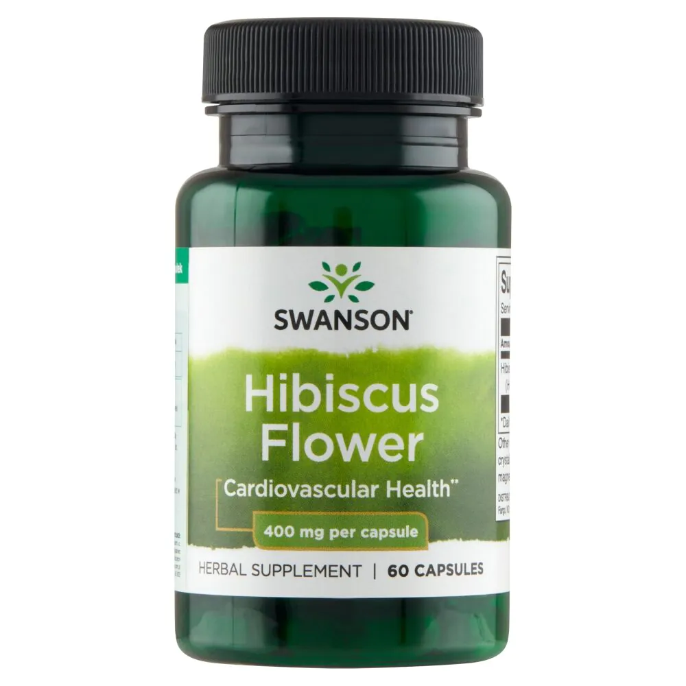 Swanson Full Spectrum Hibiscus Flower 400 mg Kapsułki