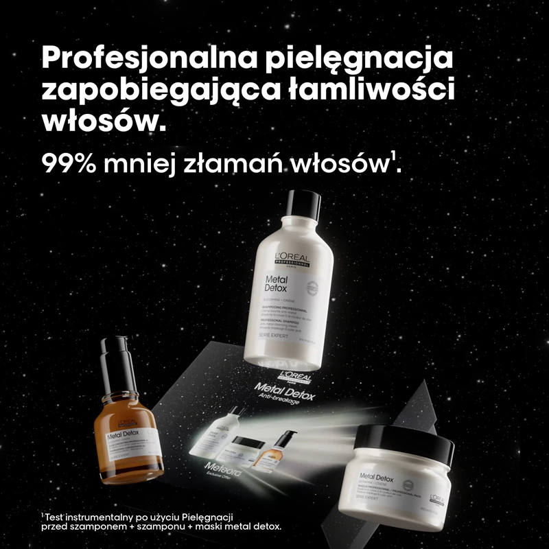 Kit de presente L'Oréal Professionnel Serie Expert Metal Detox para cabelos coloridos e danificados