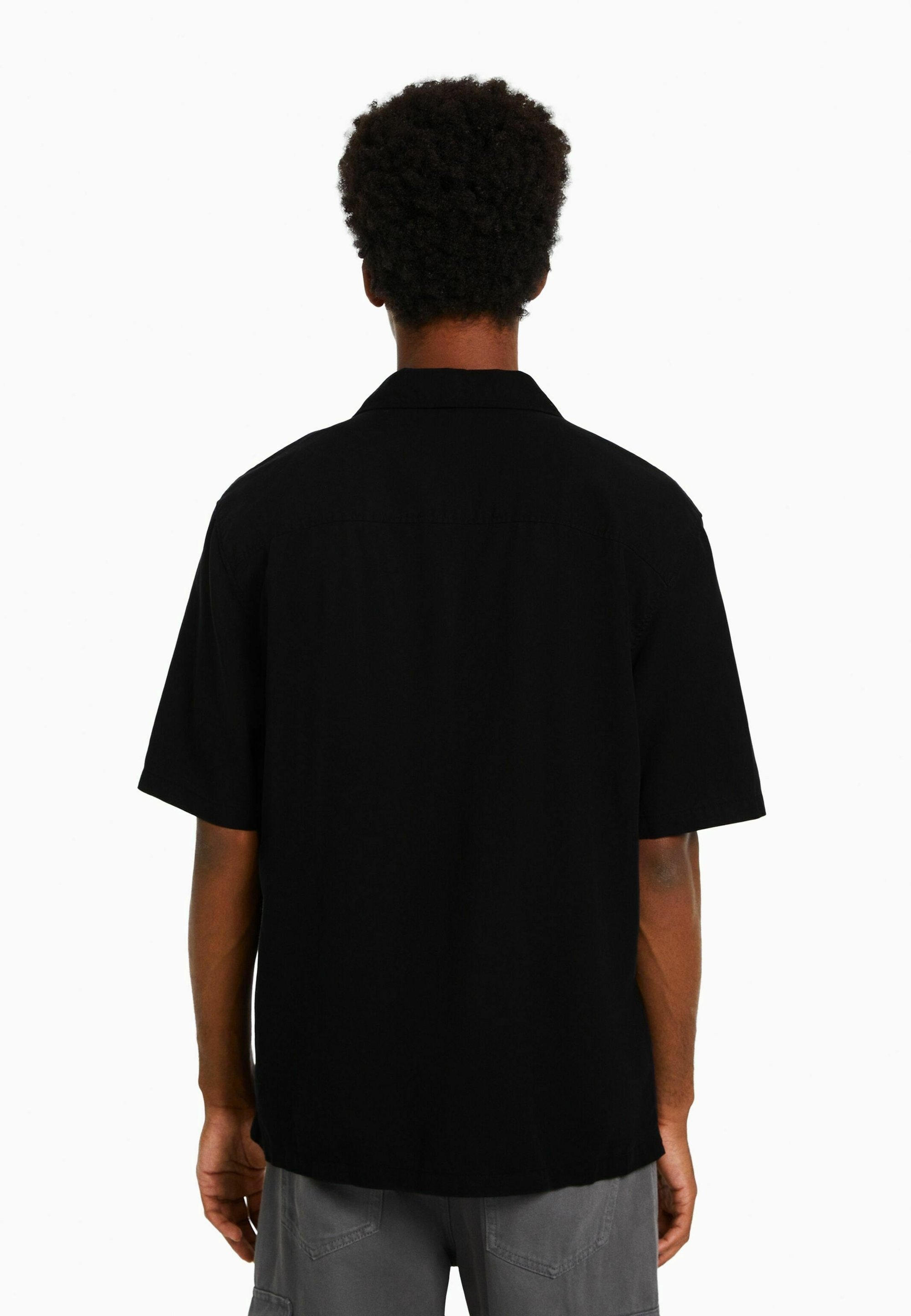 Bershka-shirt - zwart