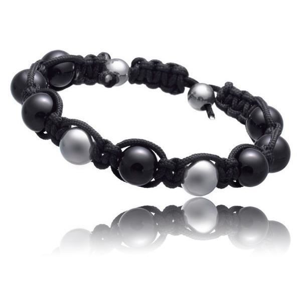 Bracelet Femme - Time Force - TJ1034B01N - Argent - Noir - 27 cm