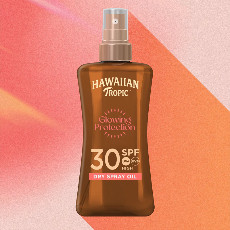 Protetor solar em spray transparente Hawaiian Tropic Glowing Protection FPS 30