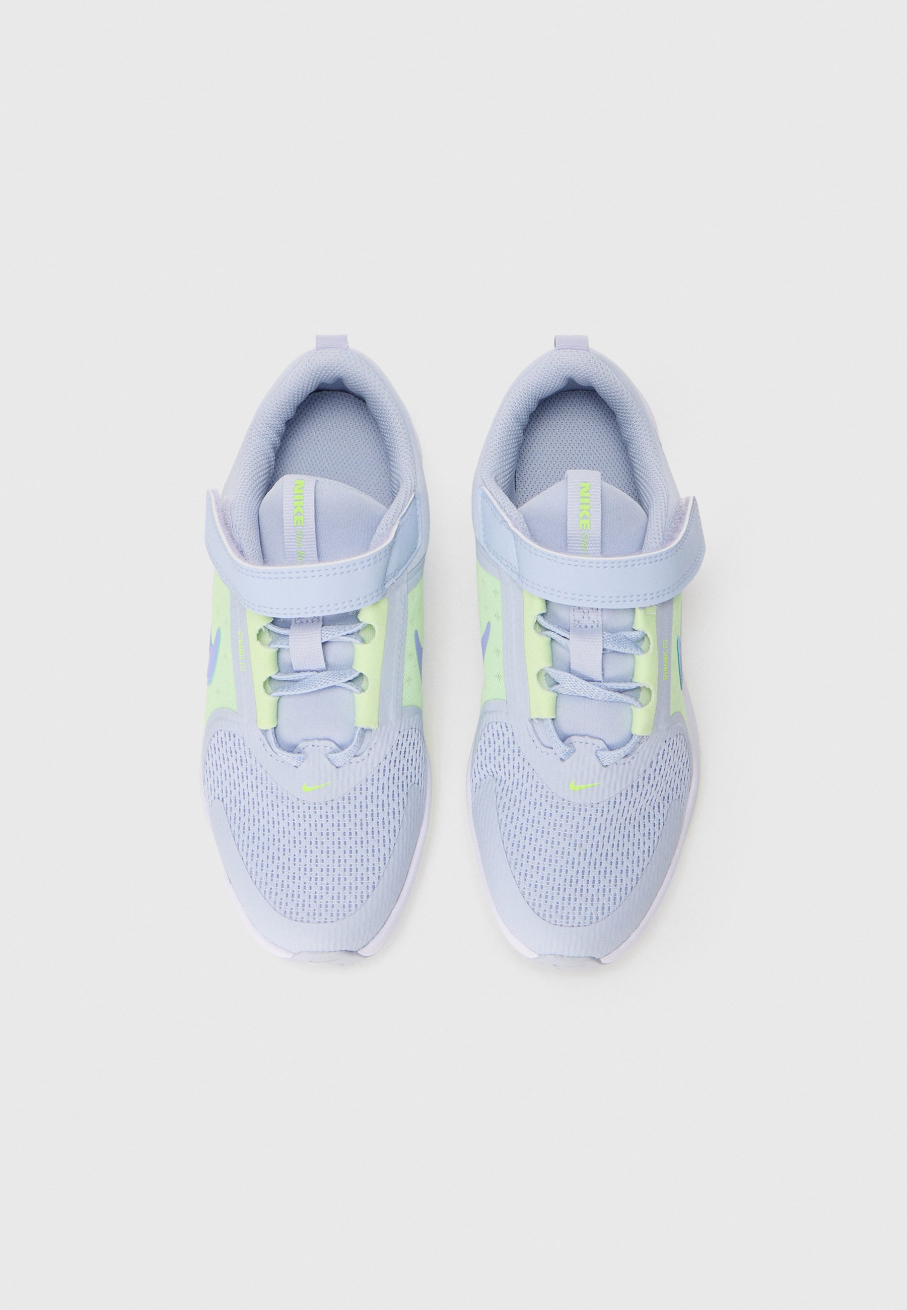 Nike Performance STAR RUNNER 5 UNISEXE - Chaussures de running sur route - Ghost/Light Thistle/Barely Volt/Football Grey