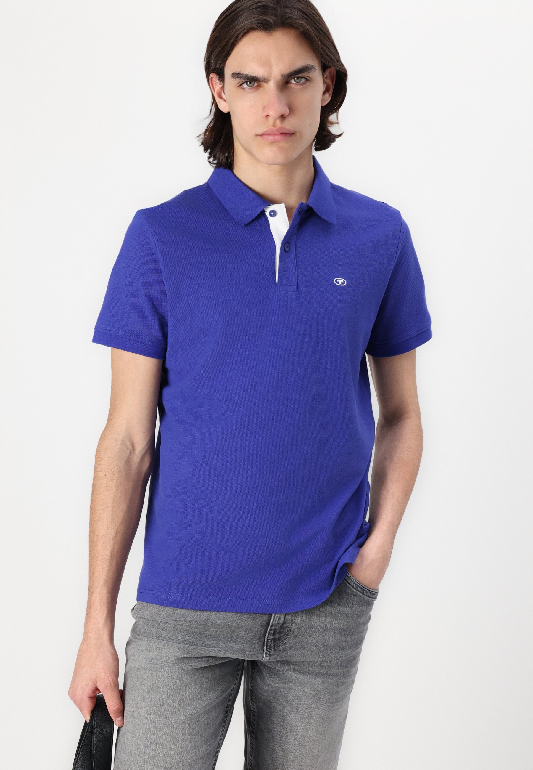 TOM TAILOR BASIC - Polo - écusson bleu