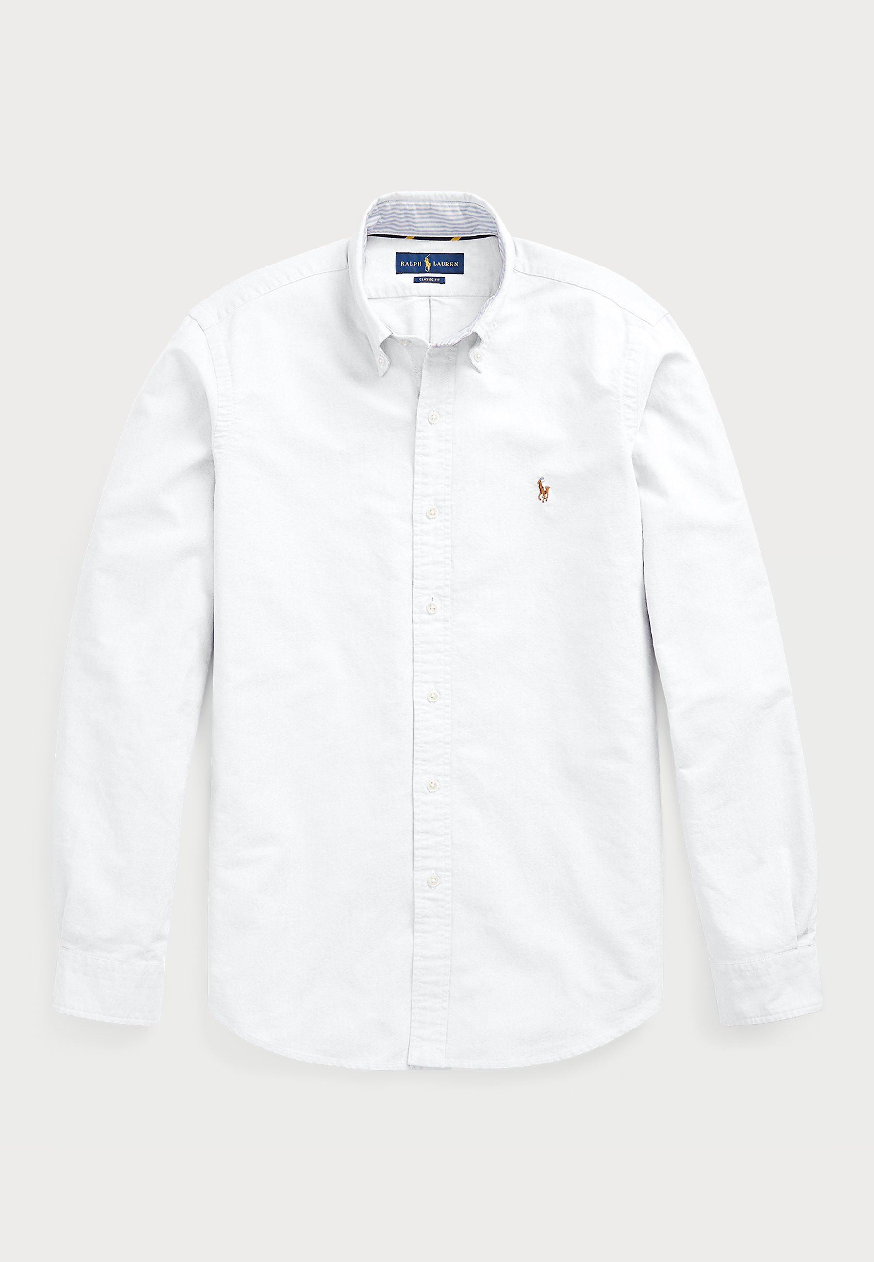 Polo Ralph Lauren sportshirt met lange mouwen - Shirt - wit