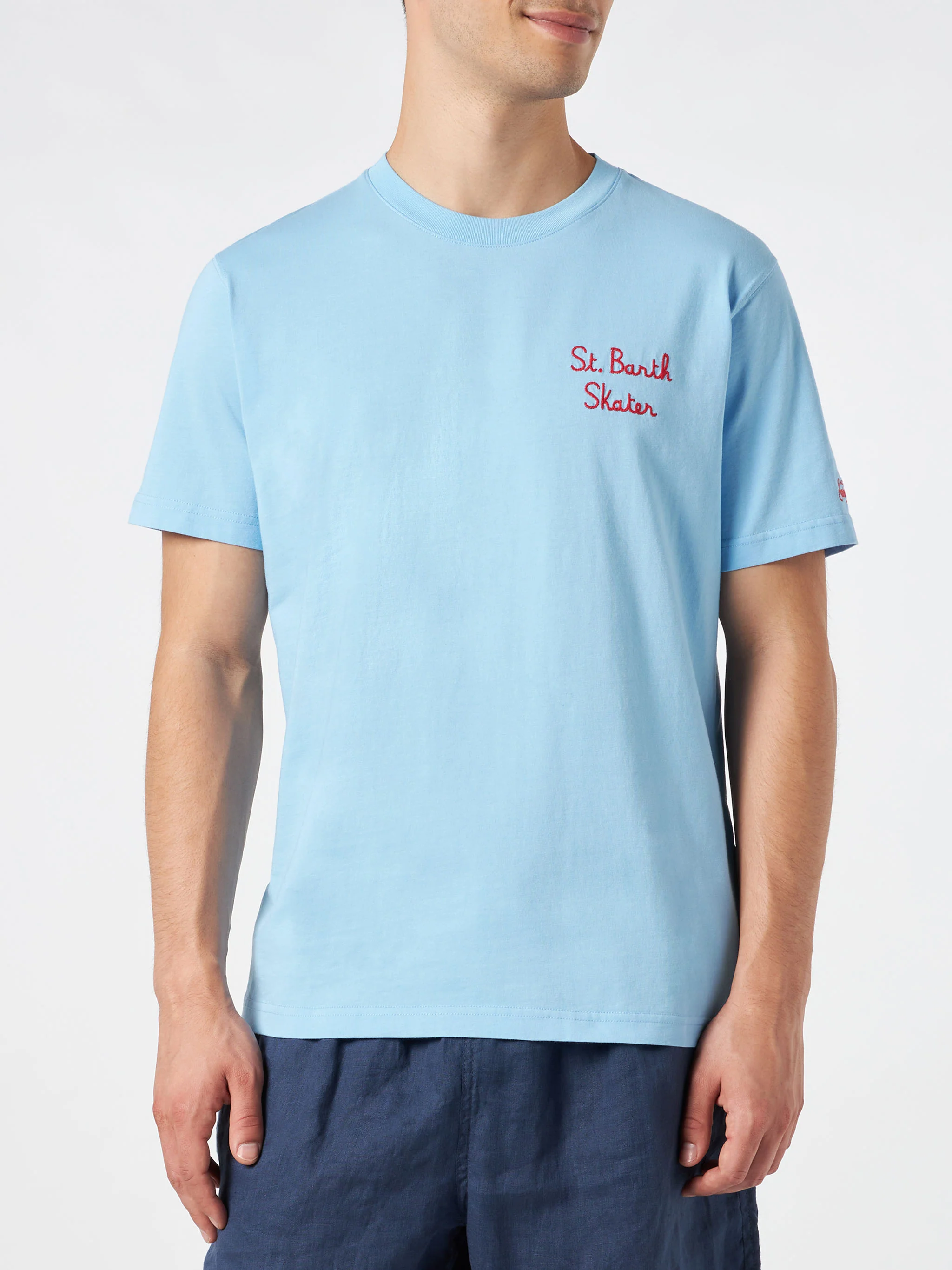 T-shirt voor heren van katoen met Bart Simpson-print | SPECIALE EDITIE