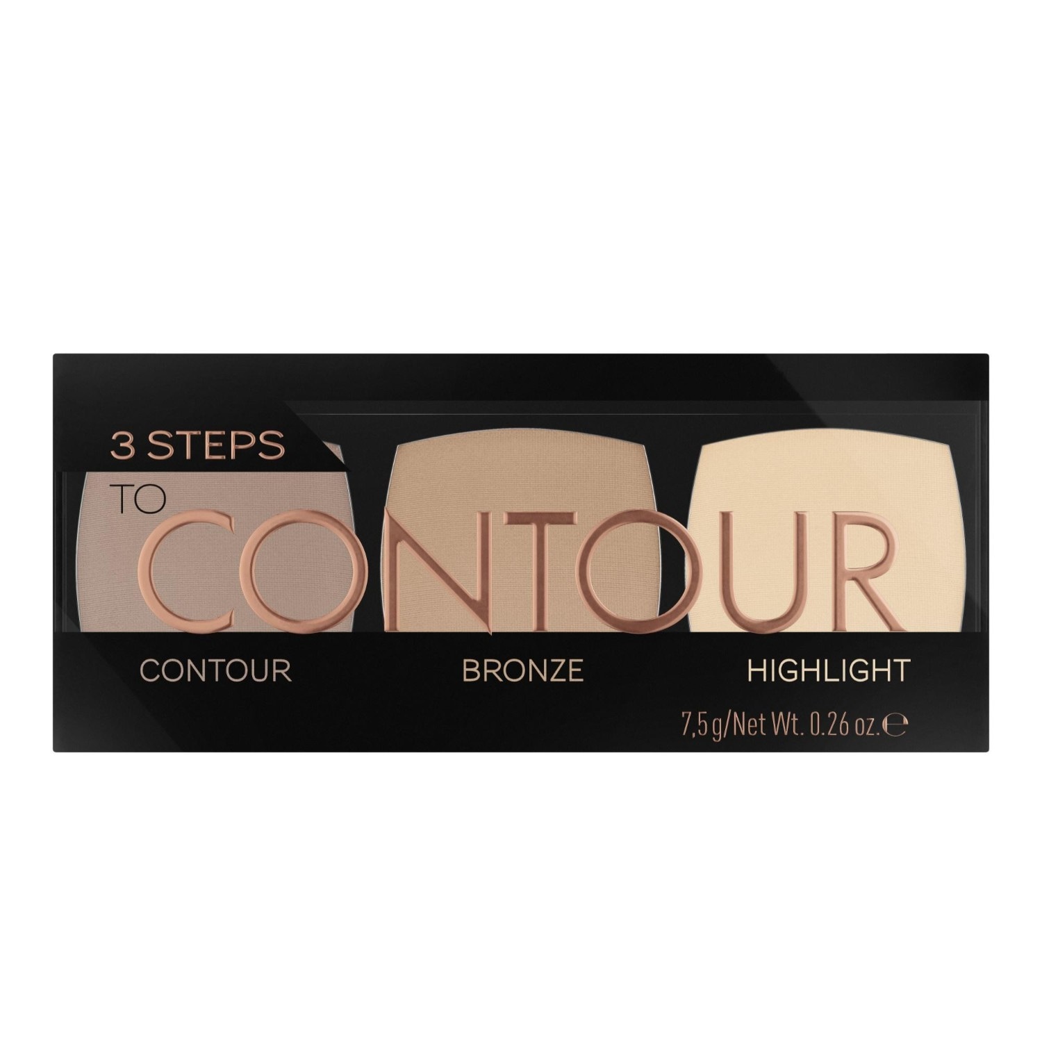 Catrice 3 Steps To Contour Palette palette contouring 010 Allrounder