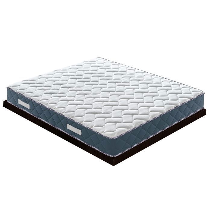 Colchón de espuma viscoelástica de 200x200 cm con 11 zonas diferenciadas y 21 cm de grosor.