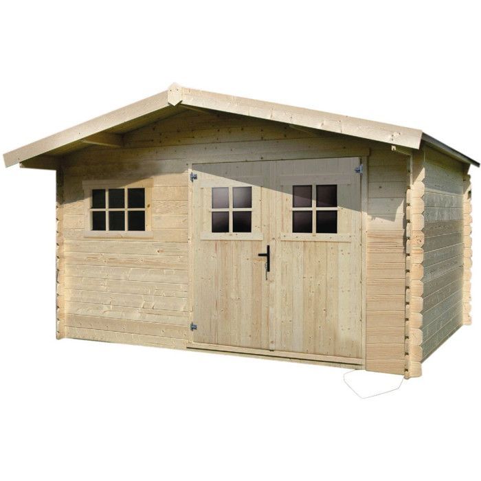 Casetta da giardino in legno - 19,72 m² - 4,64 x 4,25 x 2,32 m - 28 mm