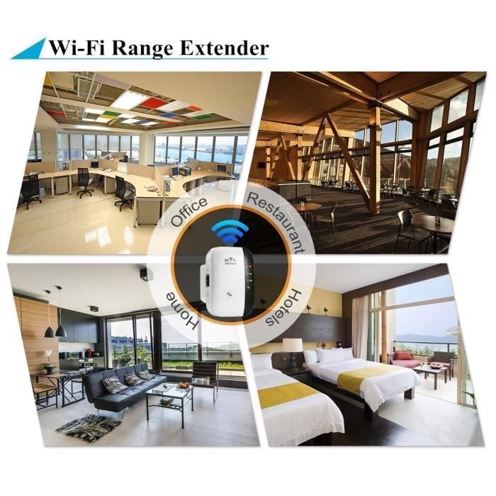 Mini router wireless ripetitore 300M amplificatore internet wireless, standard IEEE 802.11 N/G/B, 2,4 GHz, protezione WPS