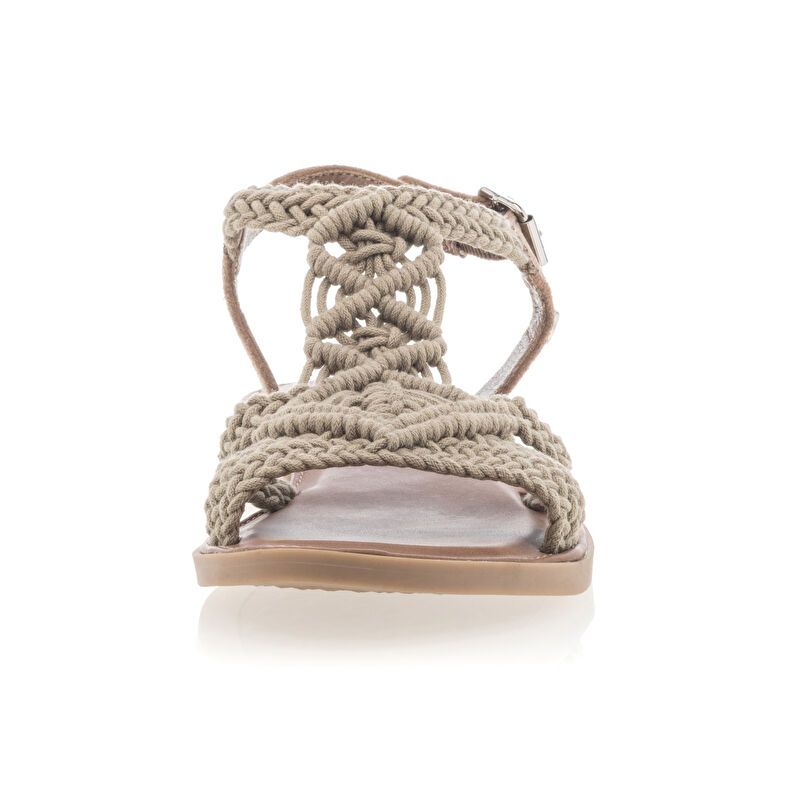Bruine damessandalen / open teenschoenen