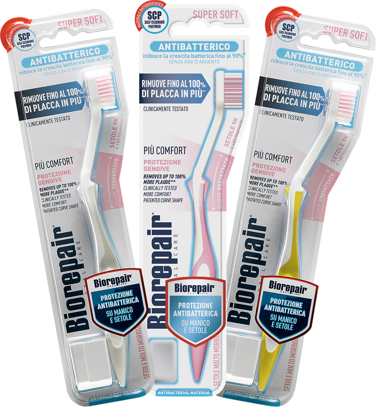 Escova de dentes extra macia Biorepair Gums Super Soft