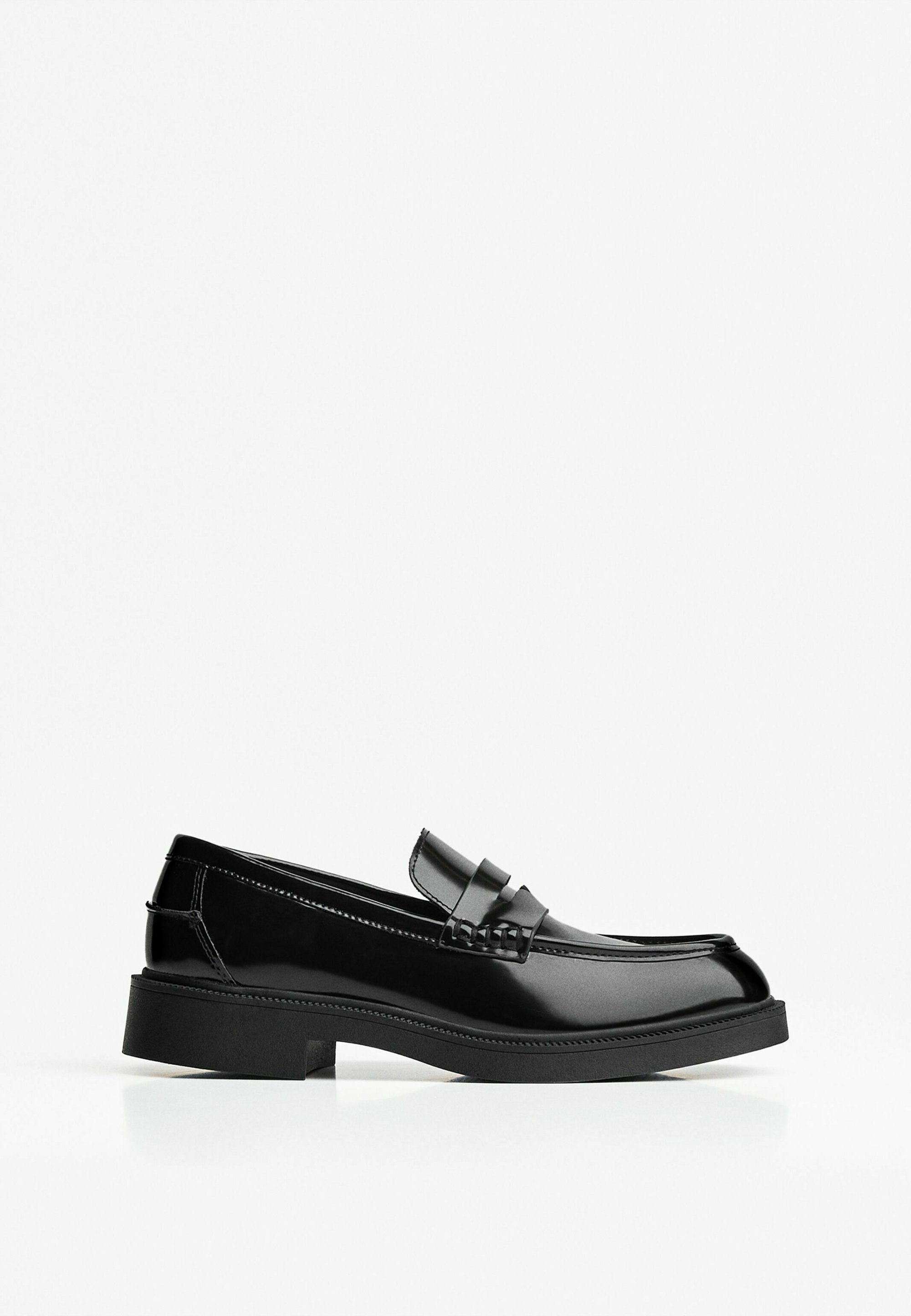 Mocassini Bershka a punta tonda - Eleganti slip-on - neri