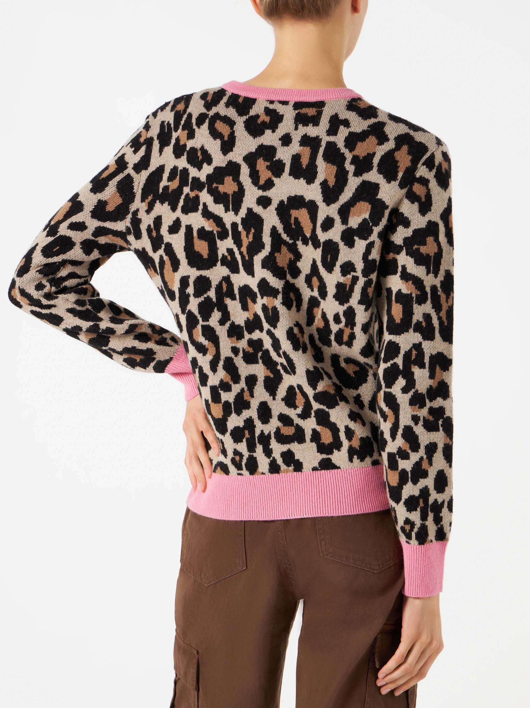Maglione da donna con jacquard animalier | EDIZIONE SPECIALE ROLLING S