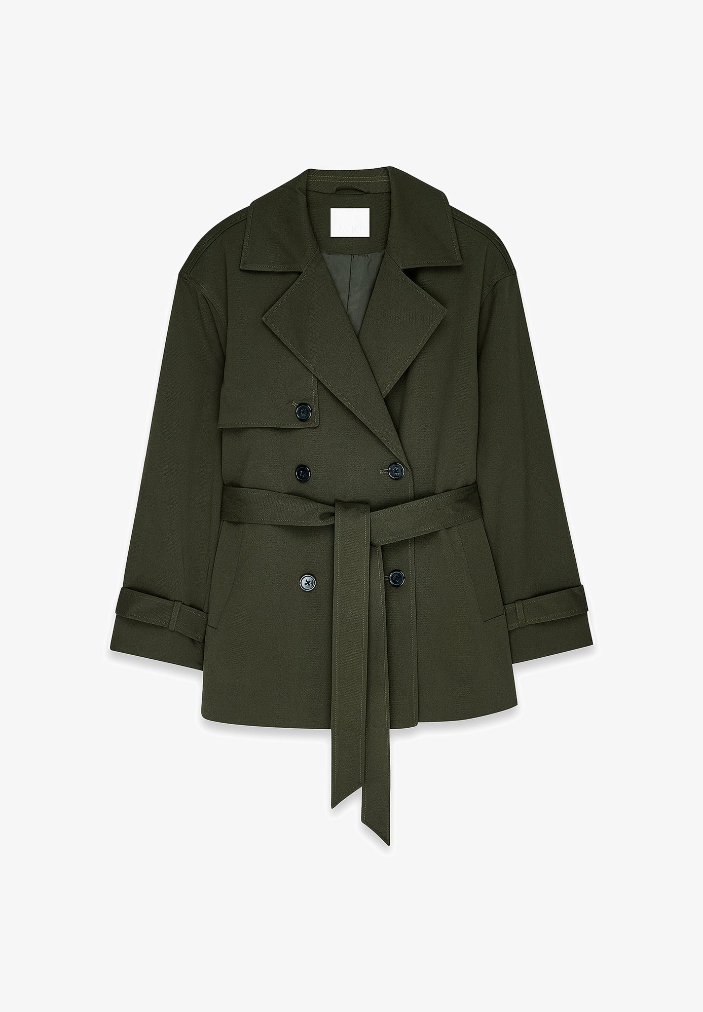 NA-KD BELTED - Trenchcoat - kaki
