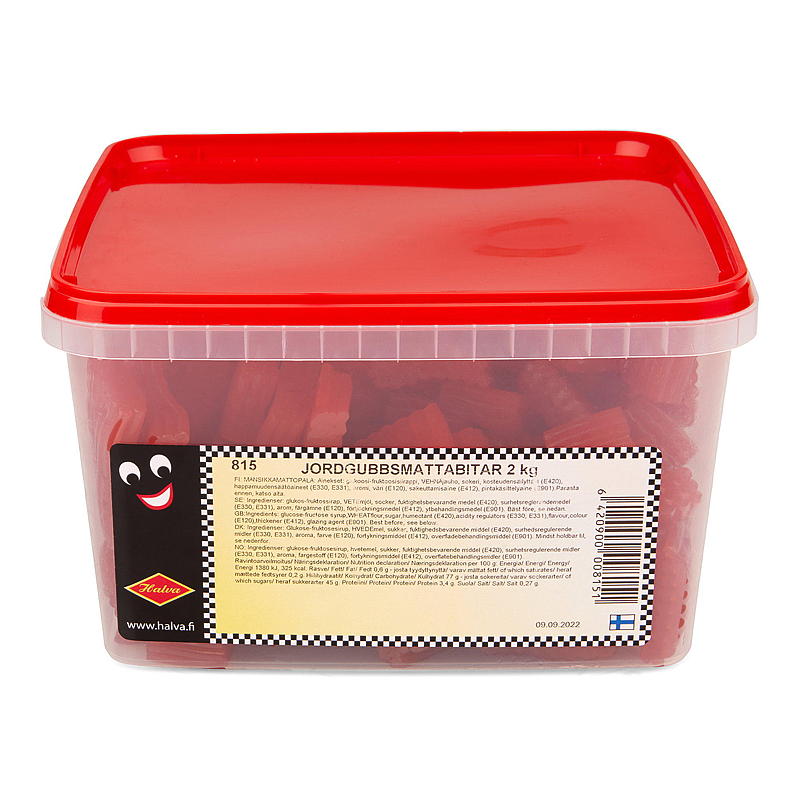 KnallGood Regaliz Fresa 2,0 kg