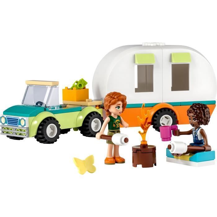 LEGO® Friends 41726 Les Vacances en Caravane, Jouet Camping-Car avec Voiture, Enfants 4 Ans
