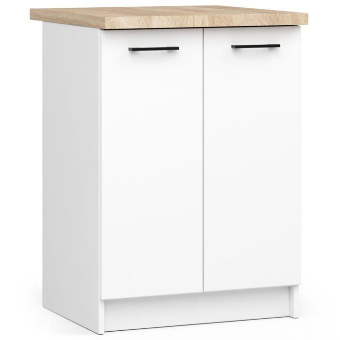 Plan de travail pour la cuisine AKORD S60 OLIWIA Chêne Sonoma 60 cm 60x60x3,2 cm