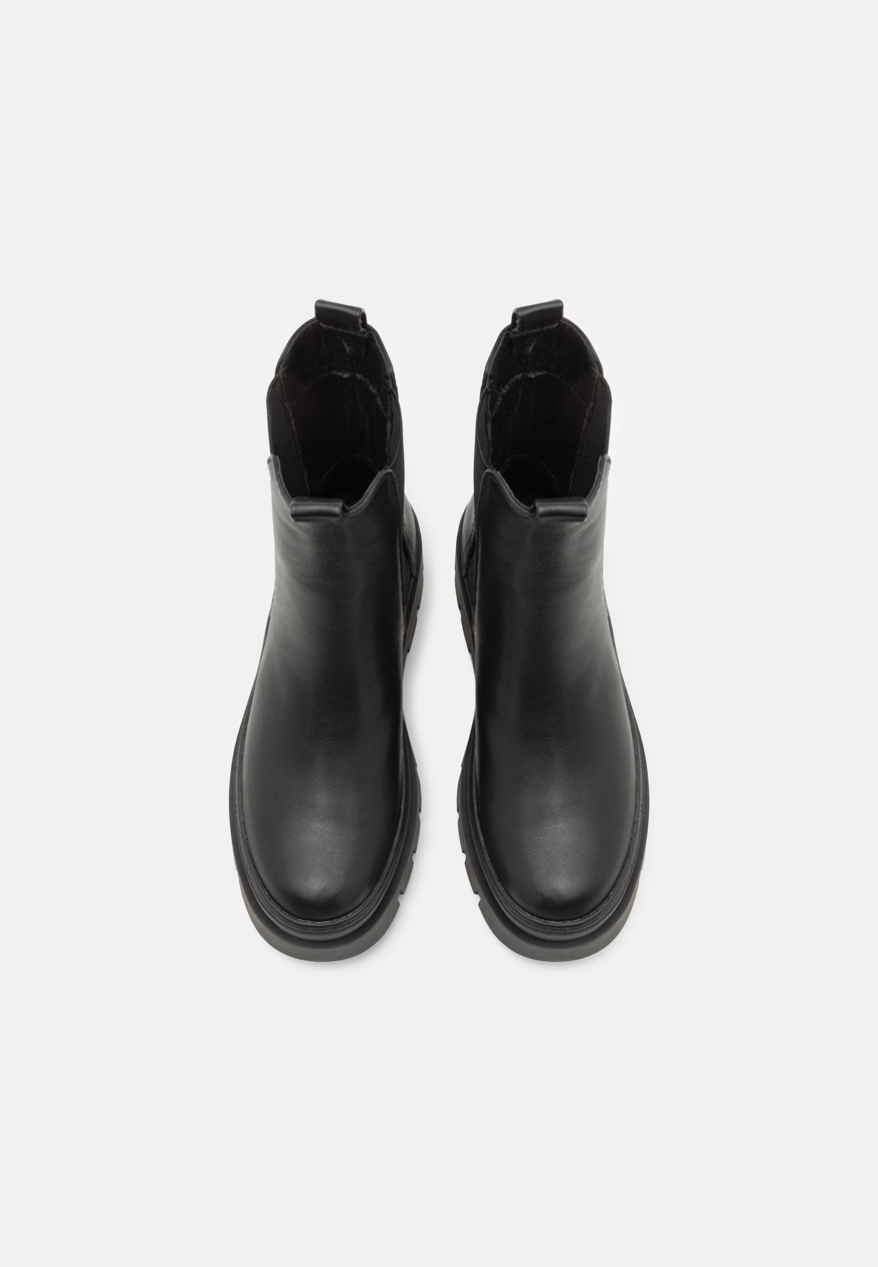 Even&Odd platform enkellaarsjes - zwart