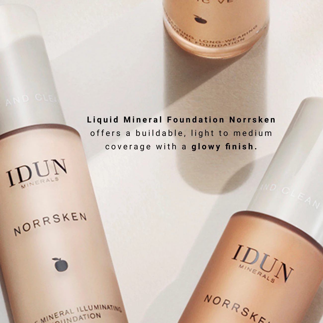 Fond de ten cu minerale lichide Norrsken Freja - IDUN Minerals