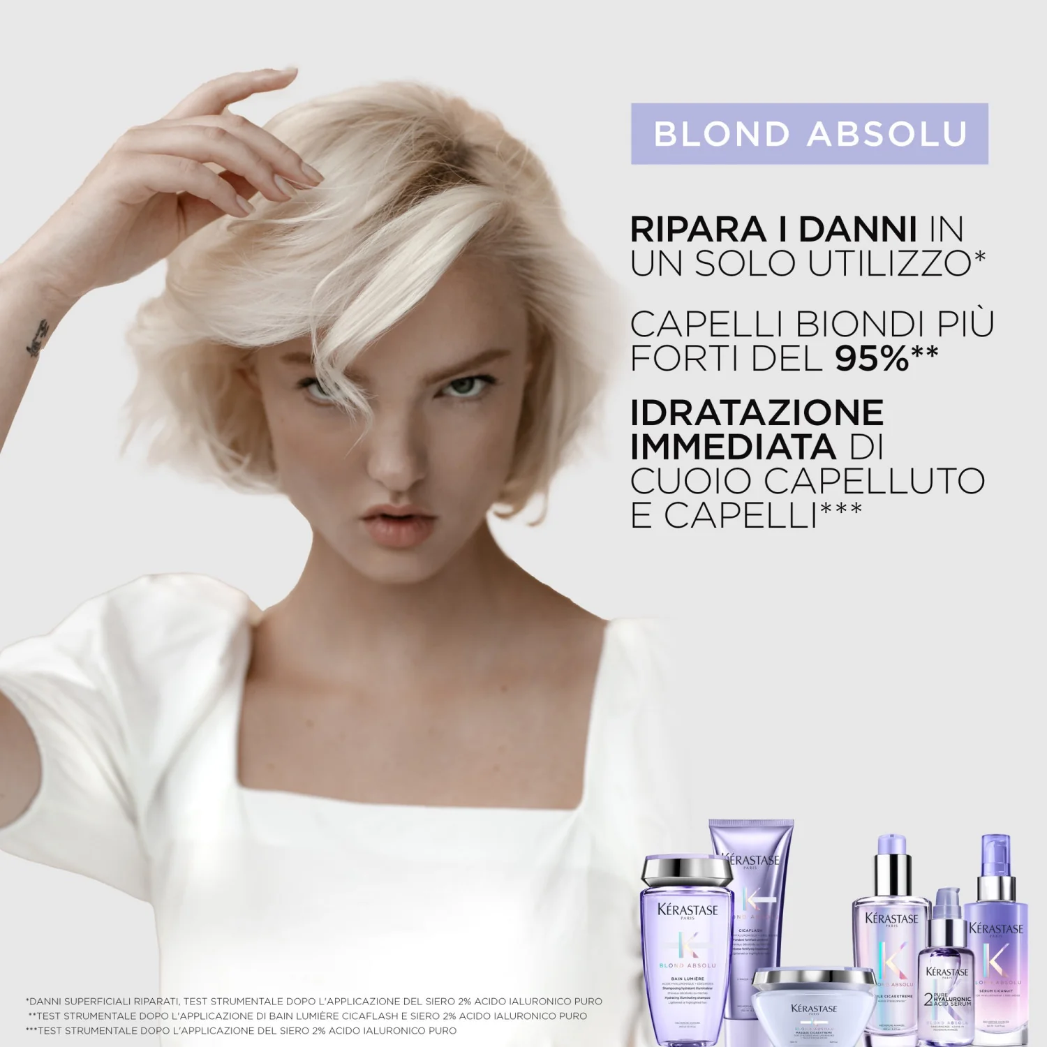 Blond Absolu 2% Pure Hyaluronic Acid Serum - Siero Capelli