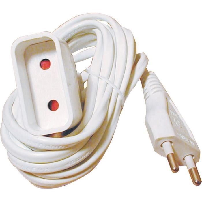 Cable de extensión TEC HIT 6A 2x0,75 mm² 2m