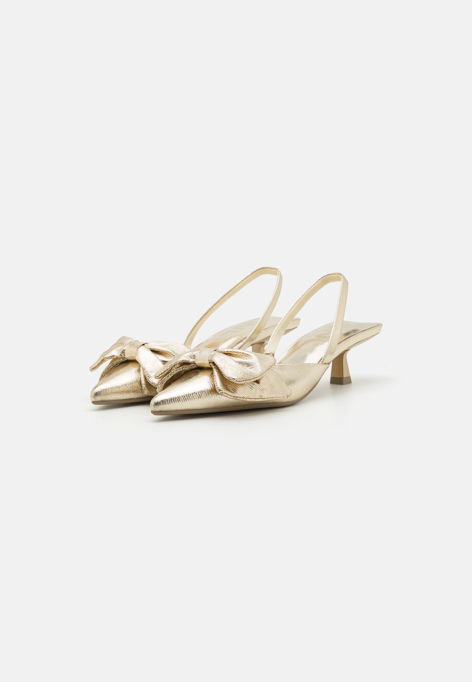 ONLY SHOES ONLCOCO BOW SLINGBACK - Talons classiques - dorés