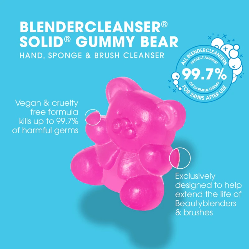 beautyblender® The Sweetest Blend Beary nevainojamo tīrīšanas komplekts