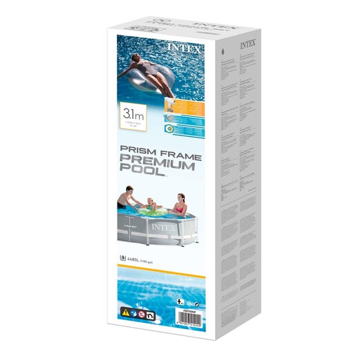 Intex Gama Prisma Frame apaļais virszemes baseins, 305x76 cm