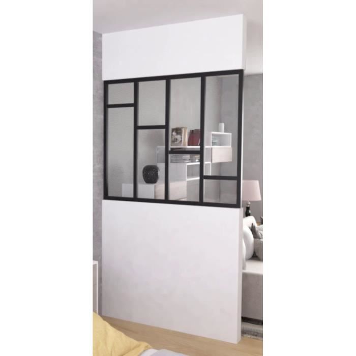 Kit de lamas horizontales - OPTIMUM - Claraboya fija - 50 x 30 cm - Negro