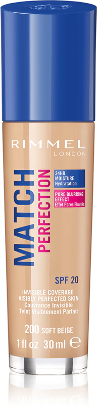 Base líquida Rimmel Match Perfection FPS 20
