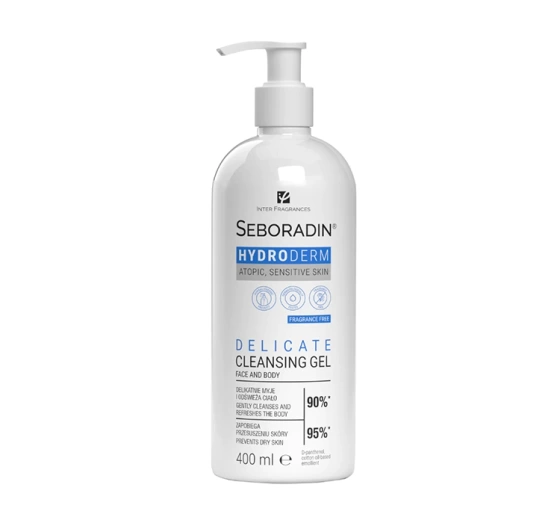 Seboradin Hydroderm delikatny żel do mycia ciała skóra atopowa i wrażliwa 400 ml