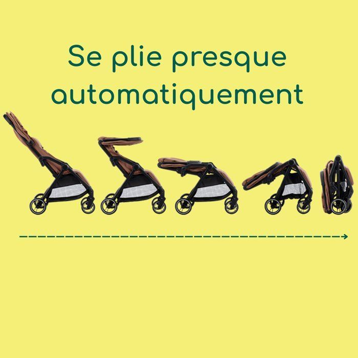 BEBECONFORT Sunlite, passeggino ultracompatto, comodo e leggero, dalla nascita fino a 4 anni, da 0 a 22 kg, color rame minerale.
