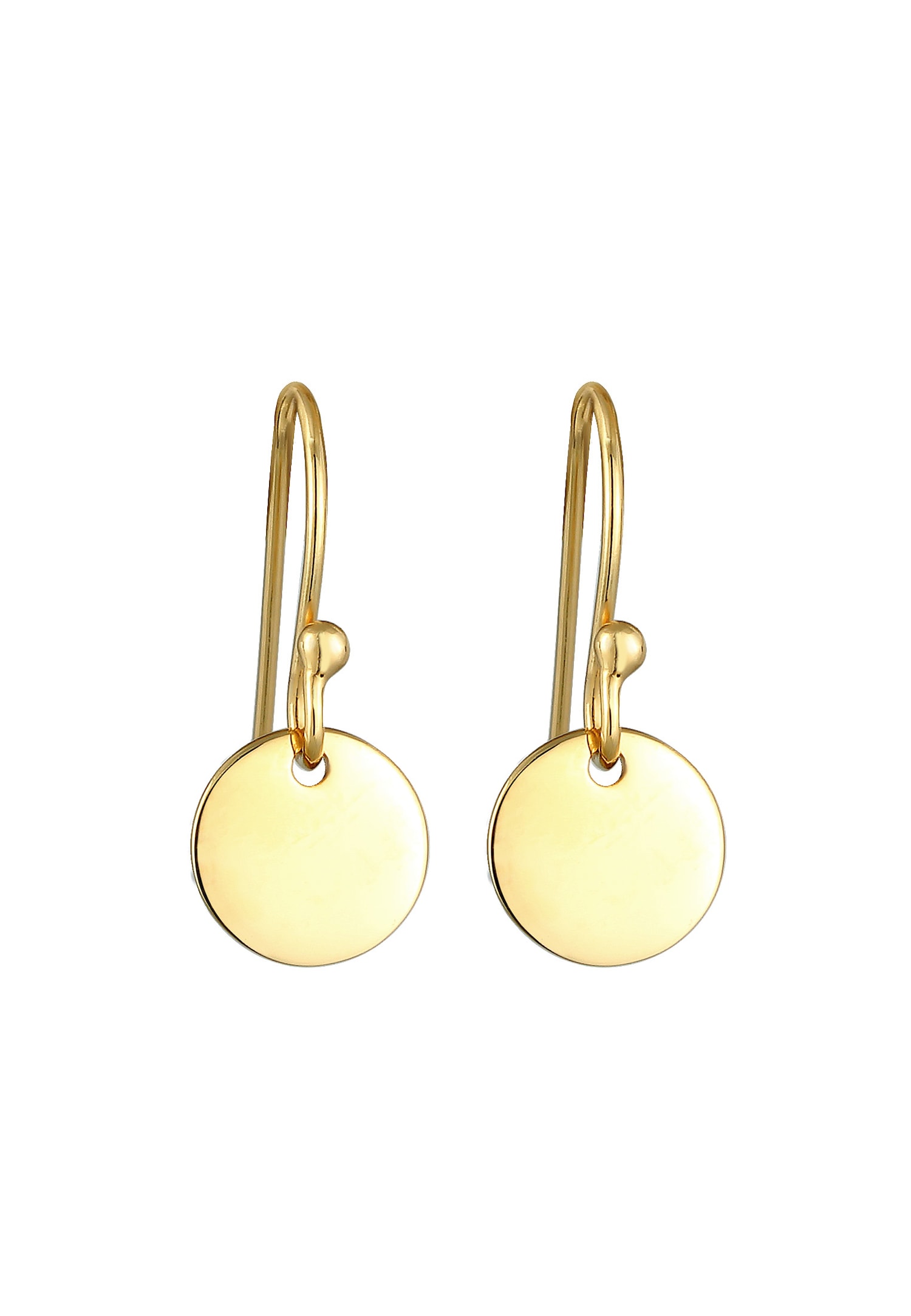 Elli Basic Plaquettes Boucles d'Oreilles Femme - (925/1000) Argent