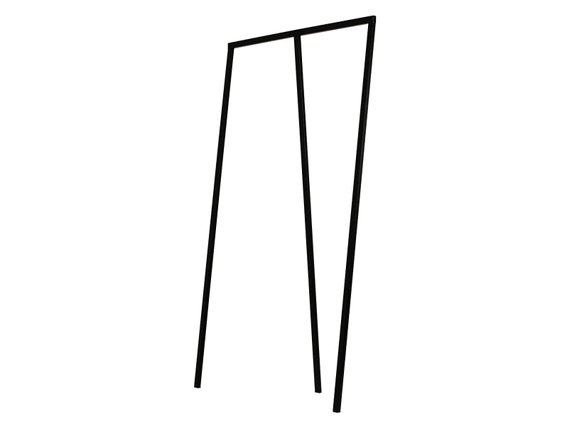 Wieszak na ubrania metalowy Kaya 100x173 cm czarny