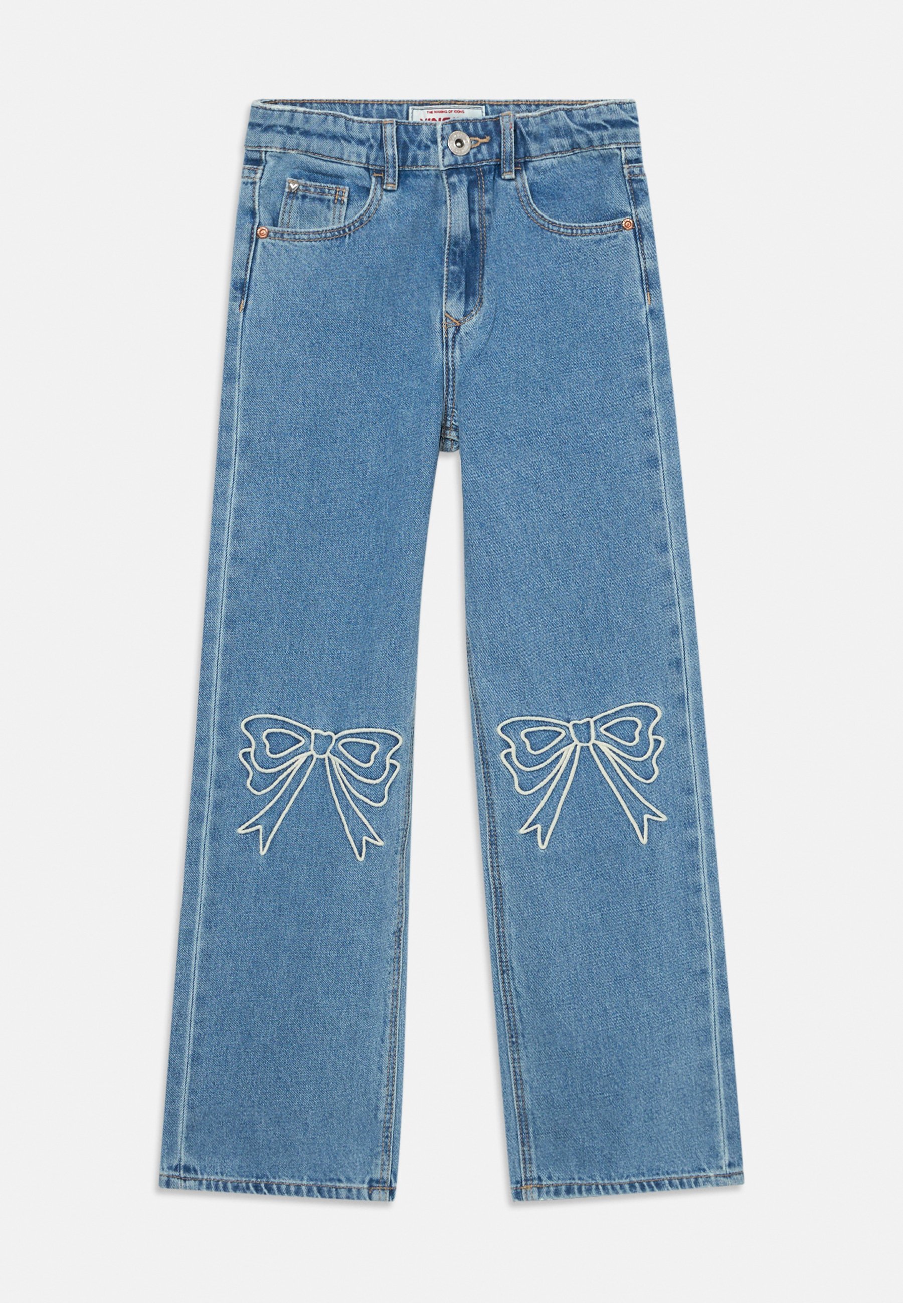 Vingino CATO BOW - Straight leg jeans - mid blue
