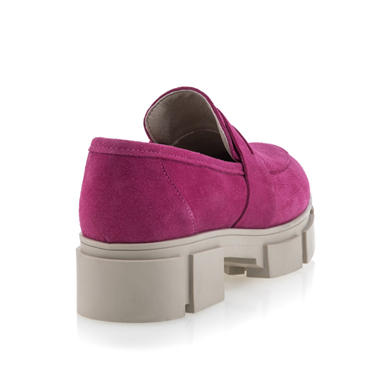 Rosa Damen-Loafer/Bootsschuhe