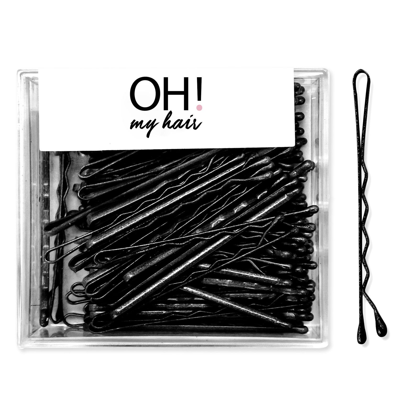 „Oh My Hair“ dėžutė su 100 plaukų segtukų Plaukų tiesintuvai ir priedai