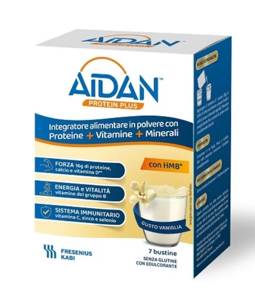 AIDAN Aidan Protein Plus 7 zakjes Vanille glutenvrij