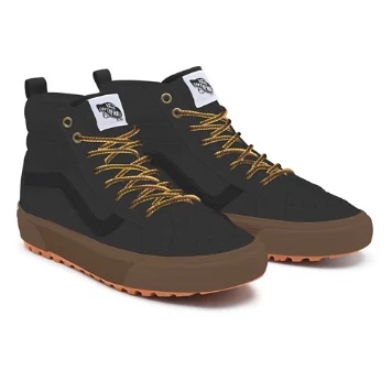 Water Repellent Suede Black Gum Sole Sk8-Hi MTE-1 Personalizzate